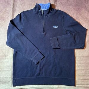 LL Bean 1/4 Zip Sweater Shirt Men’s Large Tall Outdoors Gorpcore Dad Navy Blue
